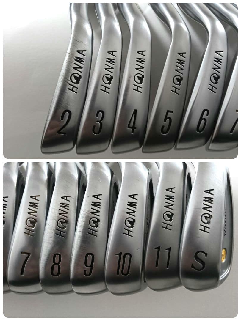 本間 HONMA LB-606 24金 アイアン 11本 金モグラ K24 星4