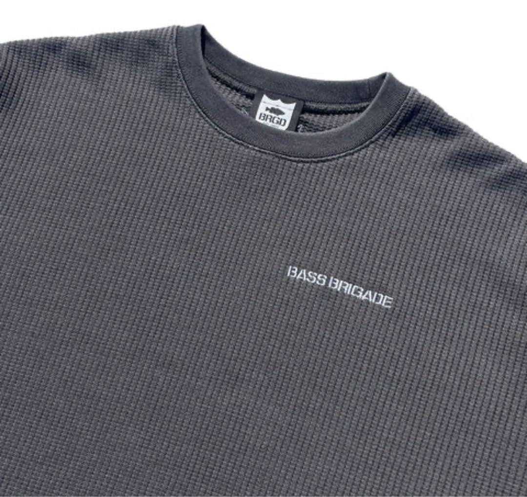 BASS BRIGADEサーマルロングTシャツLサイズ★ブラック★バスブリゲード