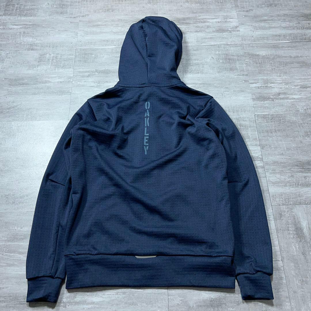 美品 OAKLEY オークリー ジャージ セットアップ 上下 ネイビー S-M