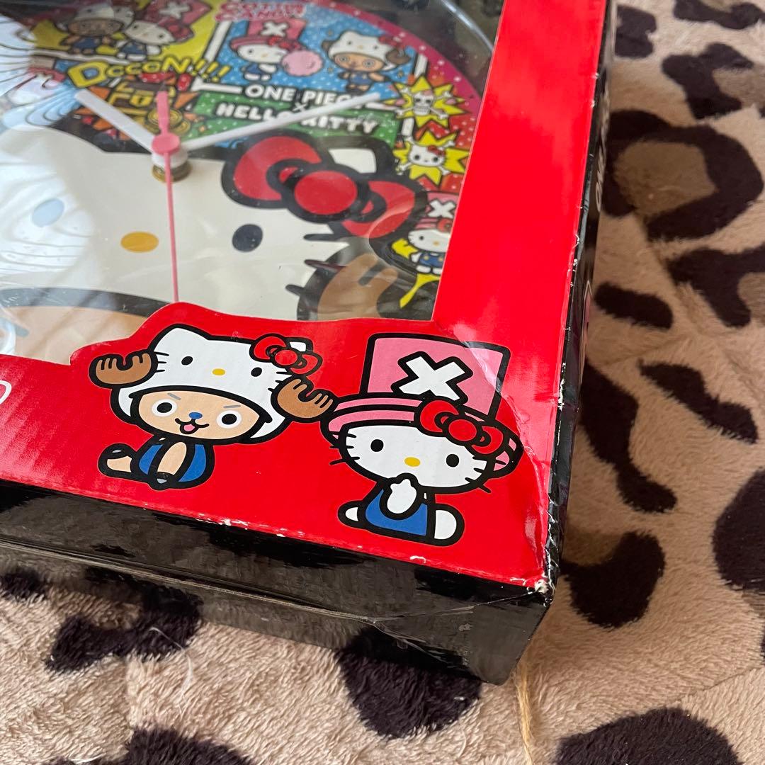 ONE PIECE HELLO KITTY コラボ ムービングクロック 2点