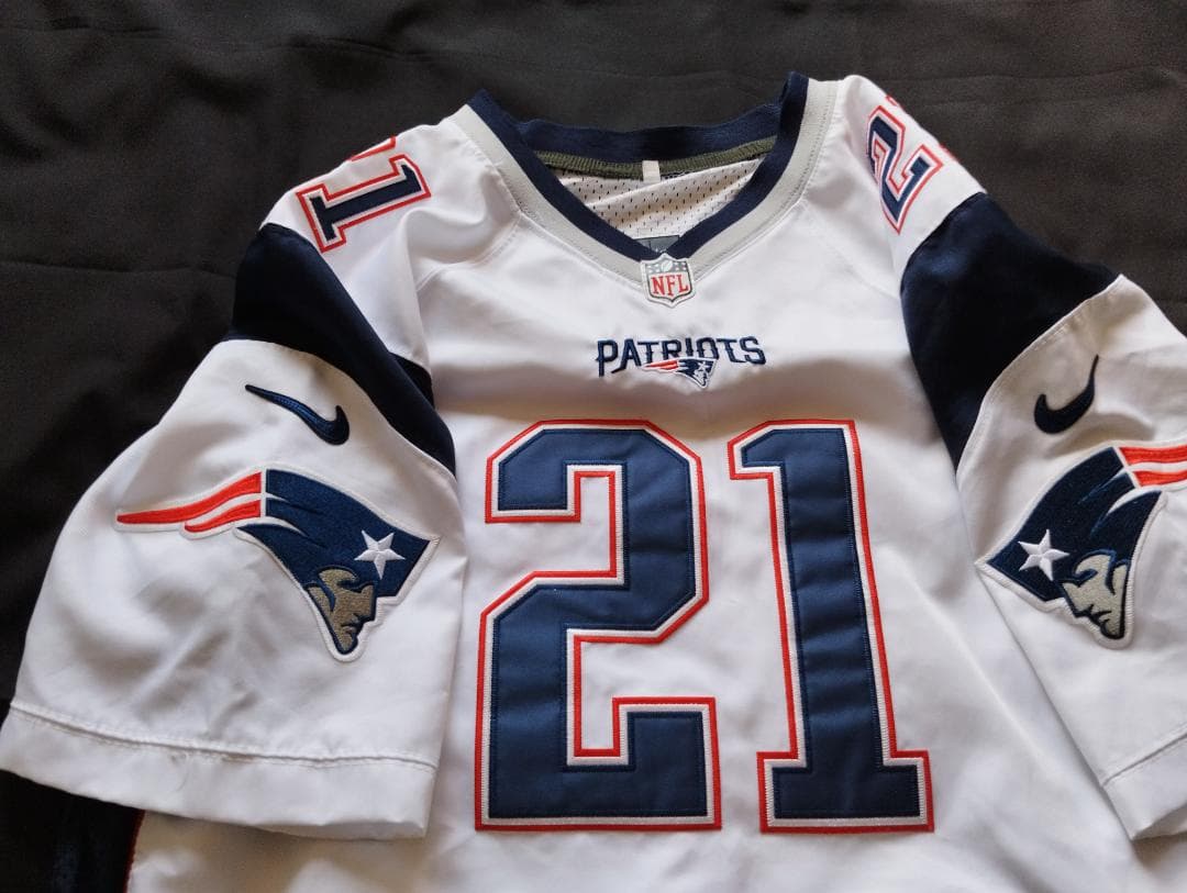 NFL Nike アメフト ゲームシャツ Patriots Butler２１XL