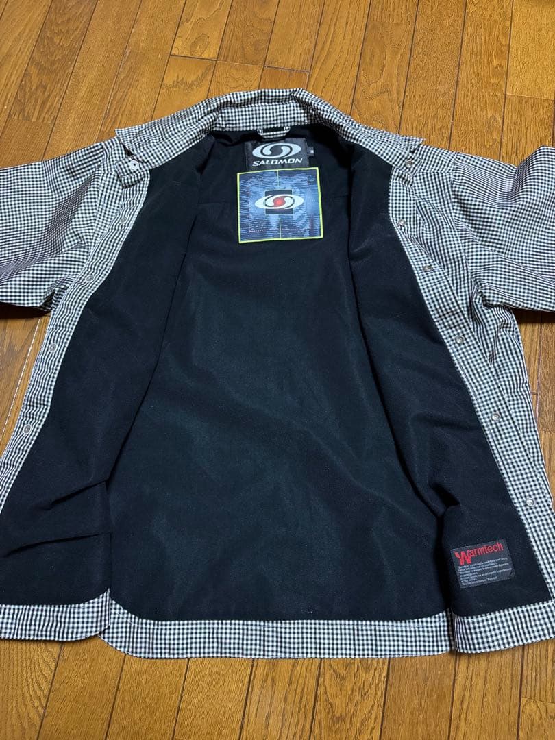 SALOMON Warmtech 長袖 チェック柄