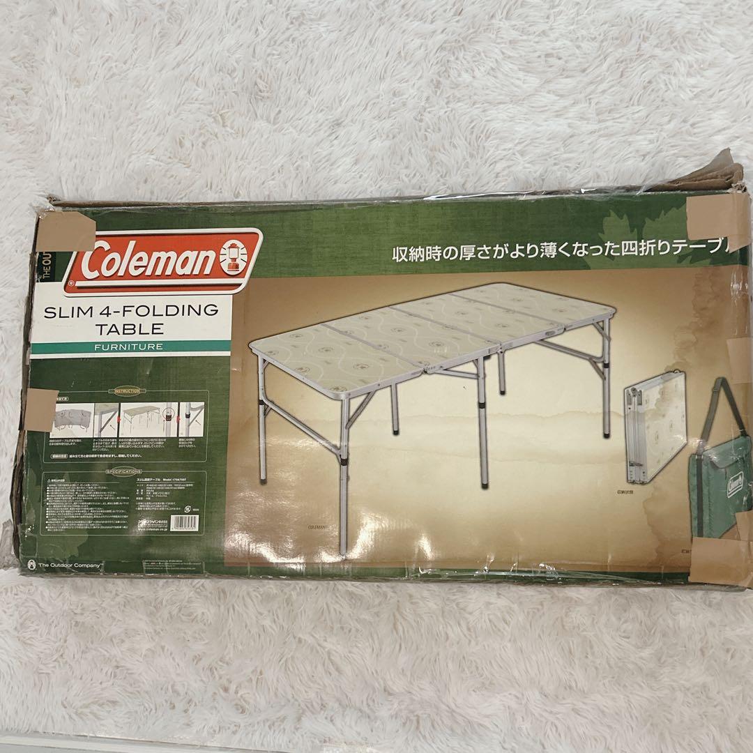 コールマン SLIM 4-FOLDING TABLE 四つ折りテーブル