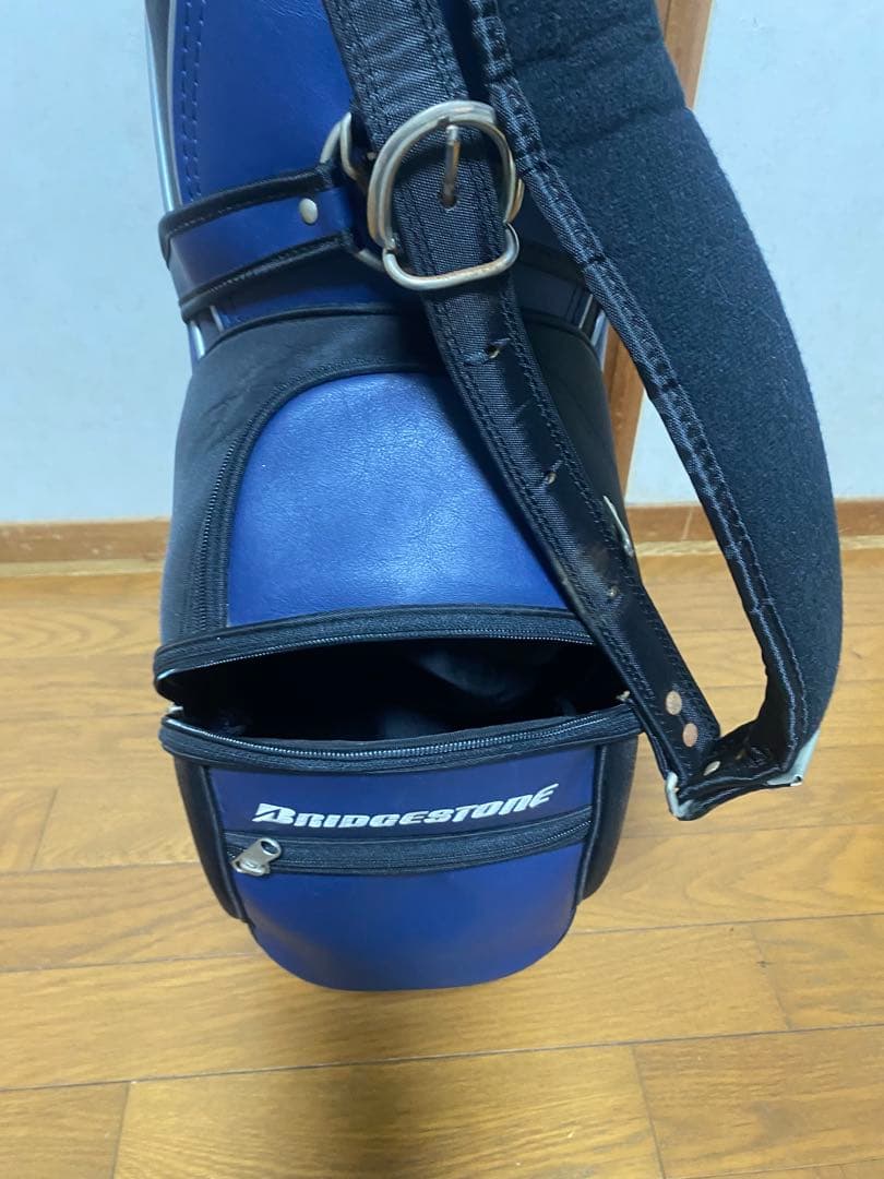 BRIDGESTONE キャディバッグ 青黒