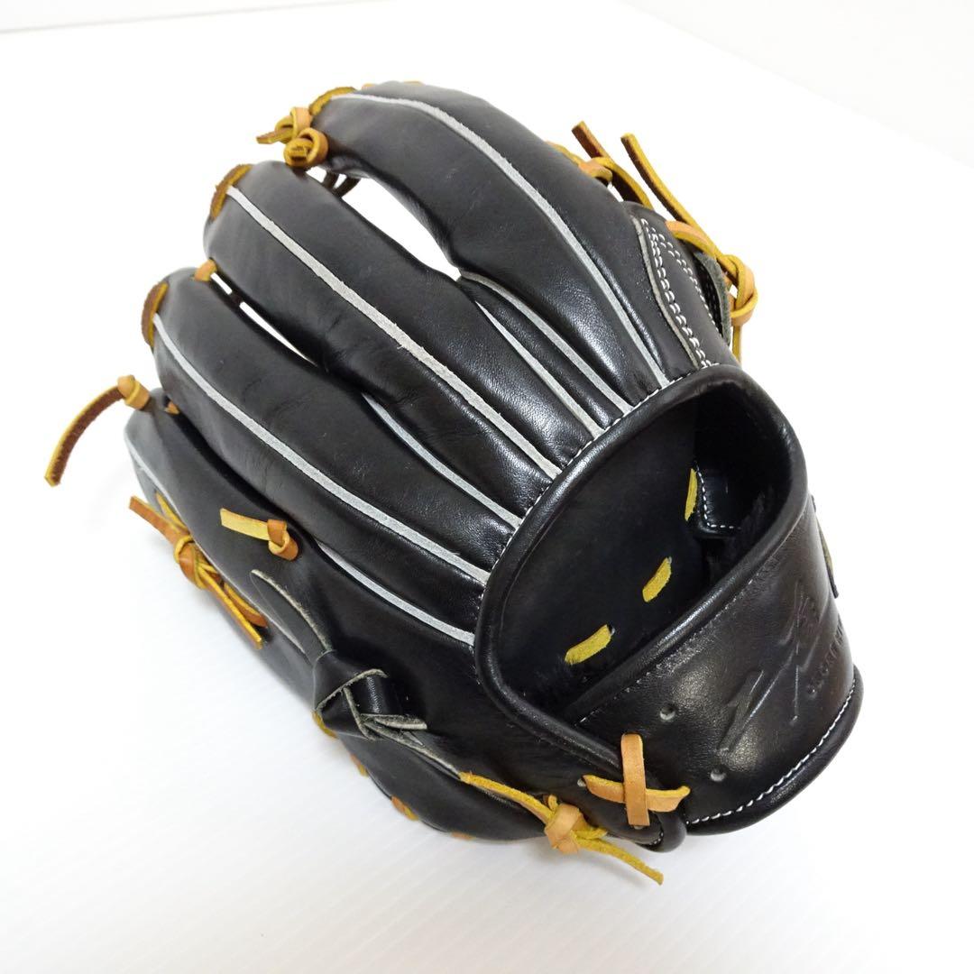 【極美品】ハイゴールド 己極 軟式グローブ 三塁手 オールラウンド用 ブラック