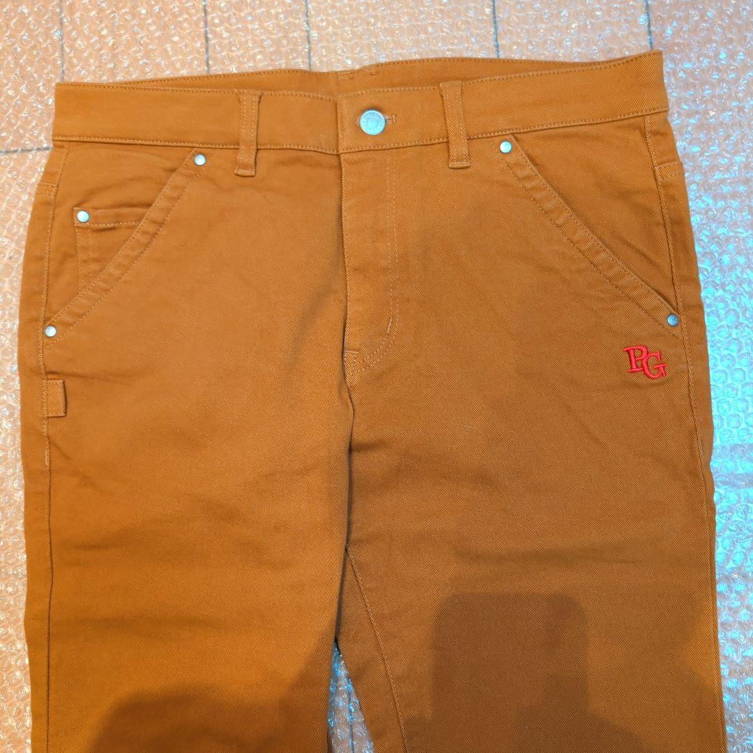 パーリーゲイツ　パンツ　メンズ　ゴルフ　カーキ色