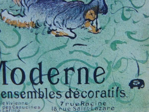 H・T・Lautrec、L'Artisan Moderne、希少画集画、状態良好