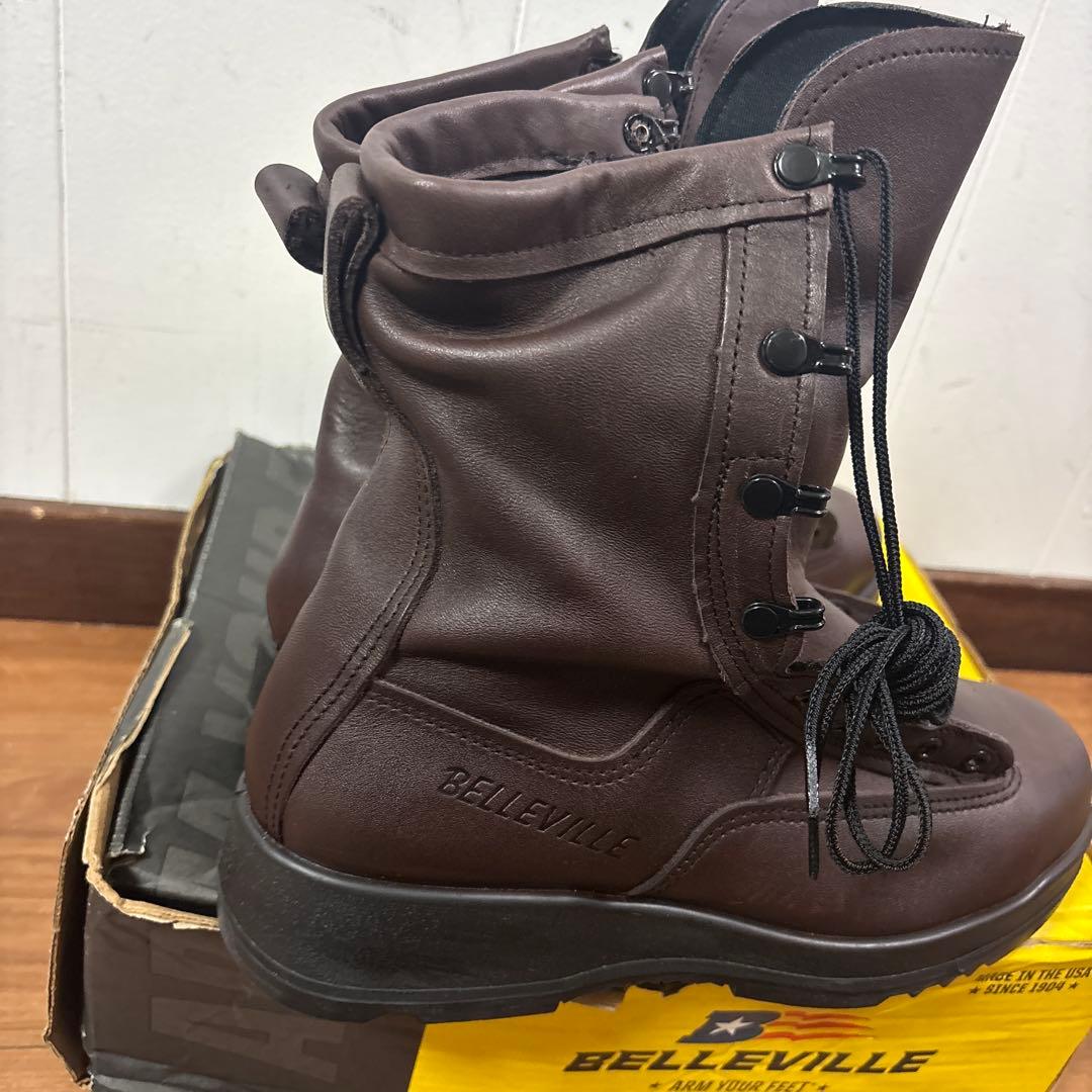 未使用品　米軍　BELLEVILLE ミリタリーブーツ　ブラウン　28cm