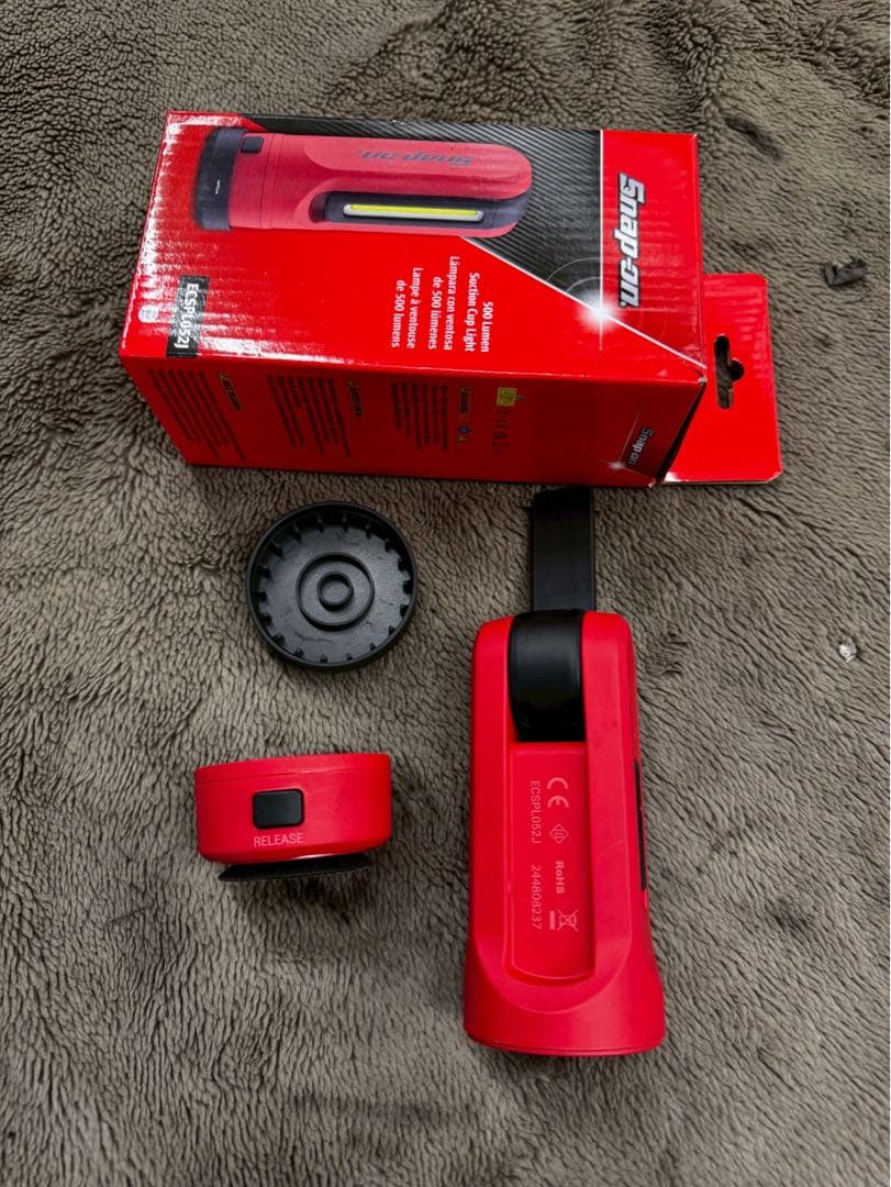 Snap-on 500ルーメン 吸盤付きライト ECSPLO52