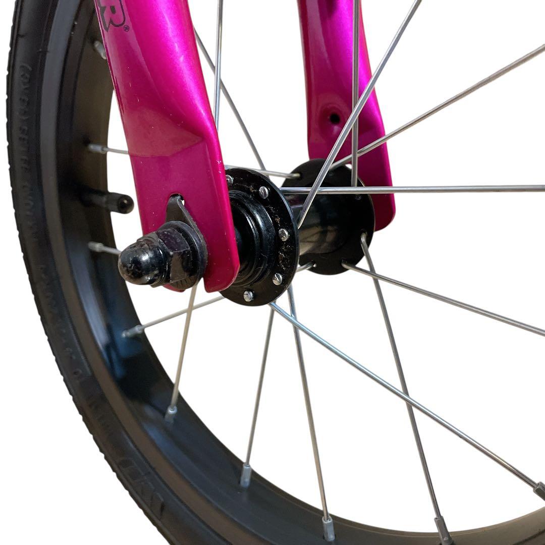 ストライダー　14X ピンク　純正スタンド　strider ペダル付き　自転車
