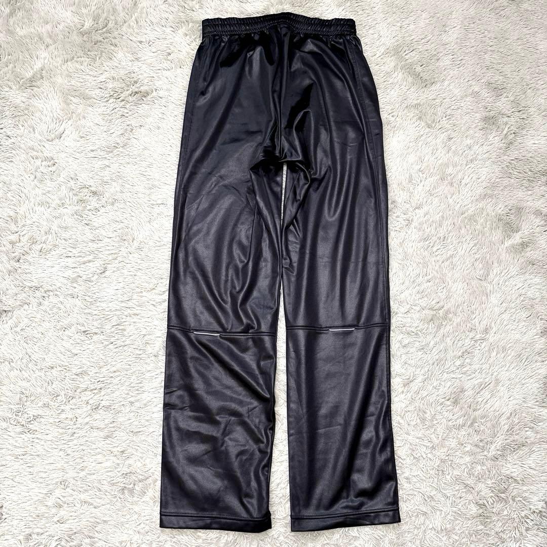 希少✨プーマ PUMA レザー調 Y2K ジャージ 上下 セットアップ 黒 M