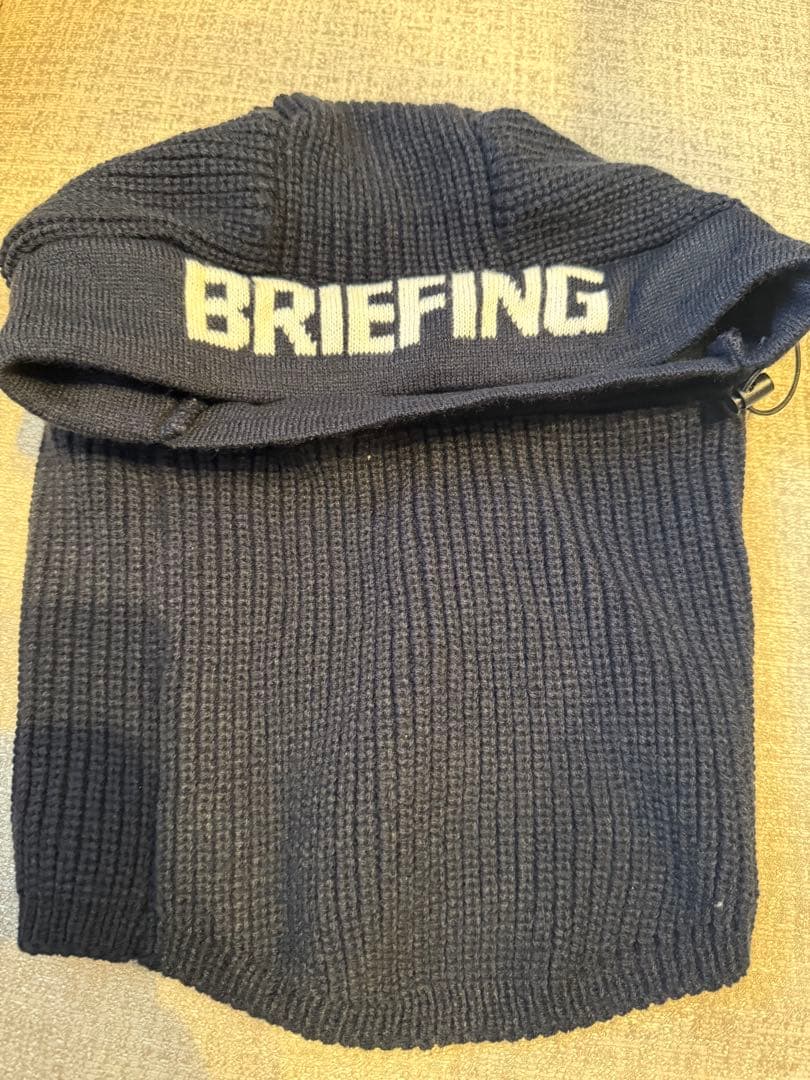 ブリーフィング　ニット帽　KNIT BALACLAVA ネイビー