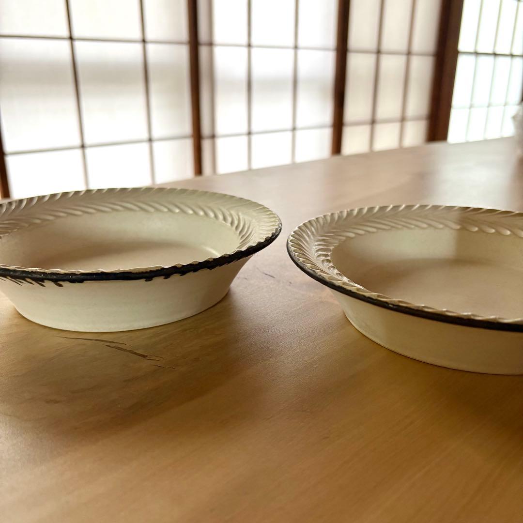 はしもとさちえ 深リム皿M 2枚セット 新品未使用 作家 器