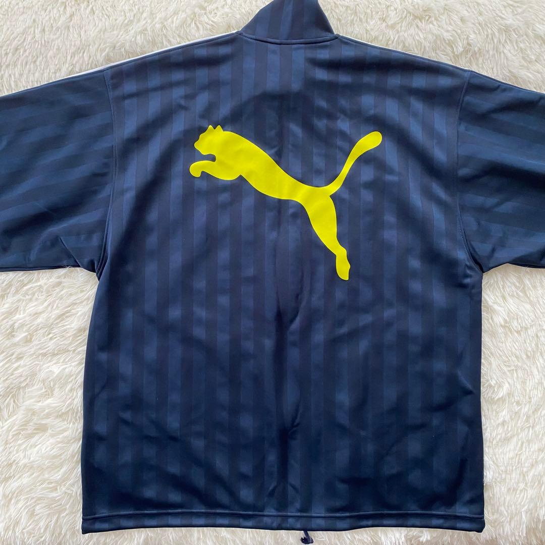 PUMA ジャージ上下セット L ネイビー/ライトグリーン プーマ✨
