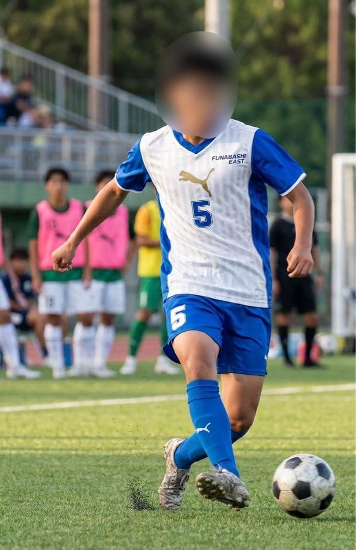 船橋東高校サッカー部ユニフォーム　M チームジャージ　ホーム＆アウェーユニ