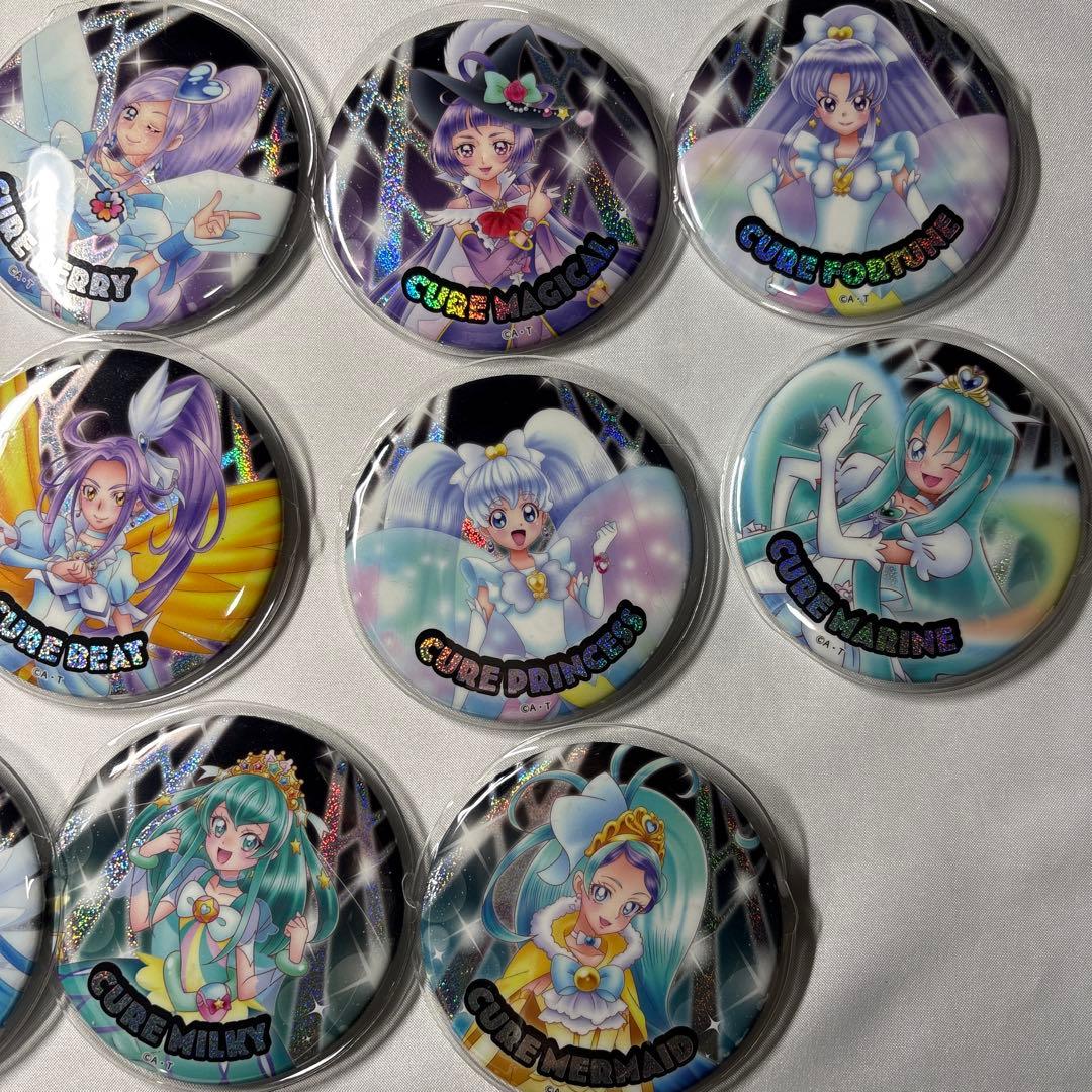 W 全プリキュア ライブ LIVE 缶バッジ まとめ
