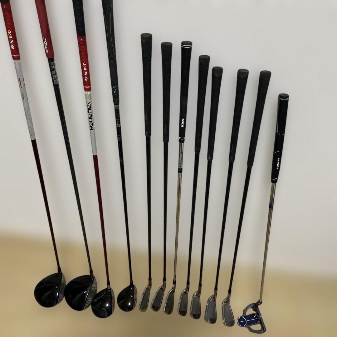 ゴルフクラブセット一式 右利き 12本 バッグ無し