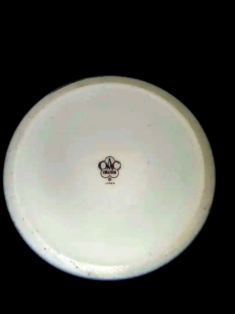 ☆okura☆花瓶☆大蔵陶園☆瑠璃金蝕☆南天☆27cm 箱付き
