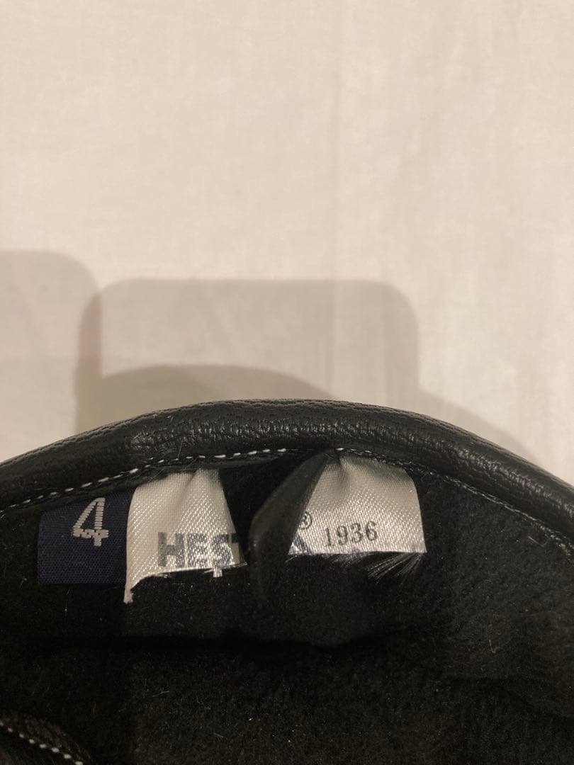HESTRA RSL COMPレーシングレザーグローブキッズ 美品☆