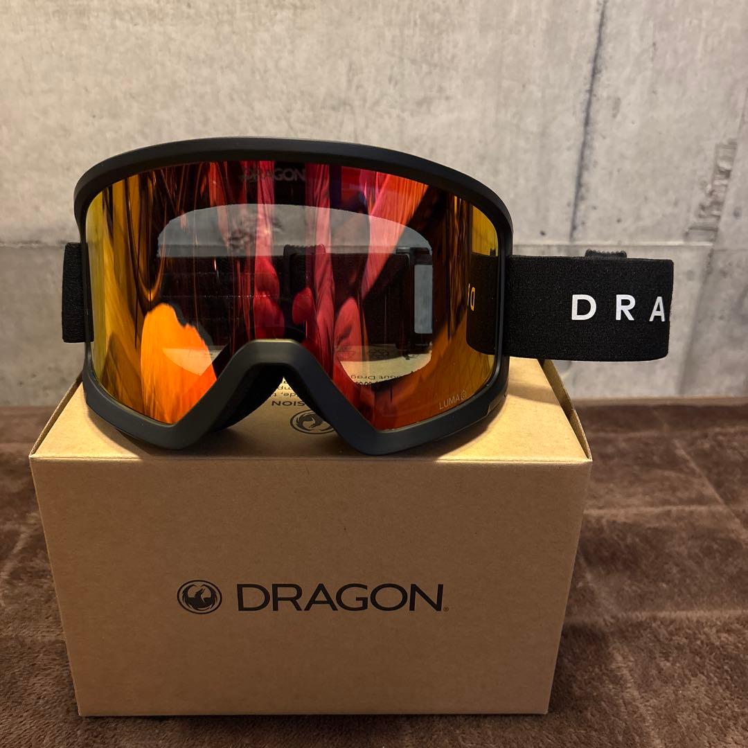未使用　25-26 DRAGON ドラゴン DX3L 調光　ルーマレンズ　RED