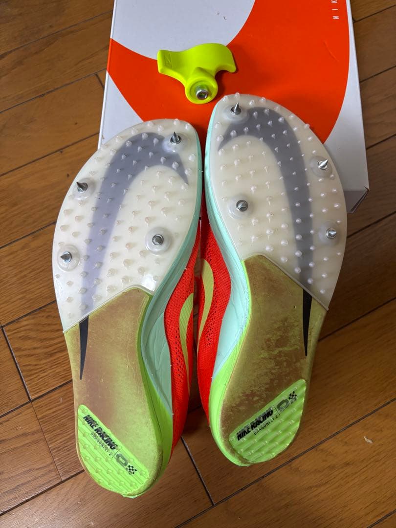 Nike T&F dragonfly2 オレンジ/グリーン 26.5cm