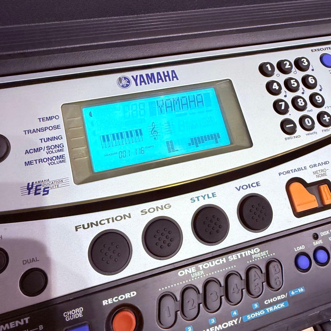 Yamaha ヤマハ PSR-340 電子キーボード シンセサイザー　ペダル付