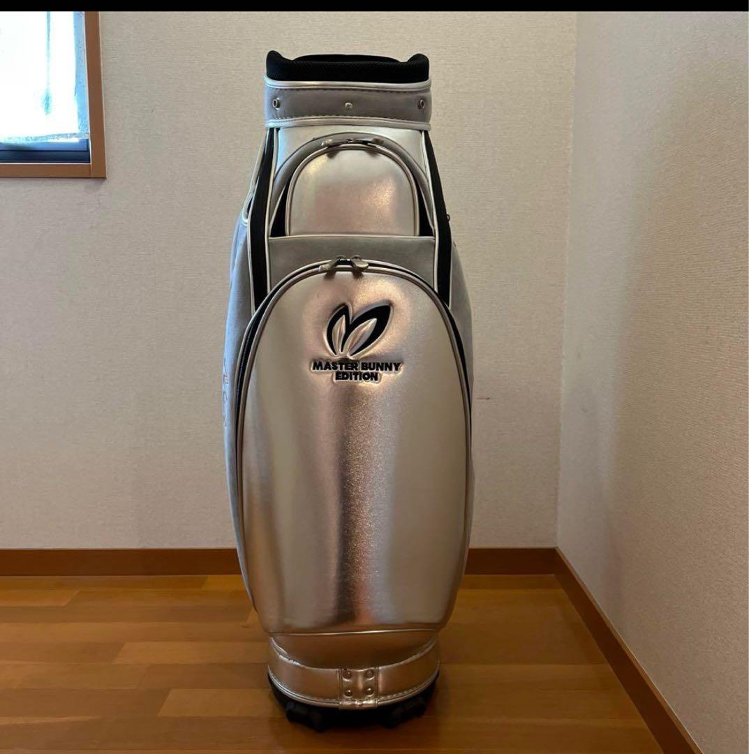 美品★お洒落カッコいいマスターバニーEDITION ゴルフバッグ シルバー