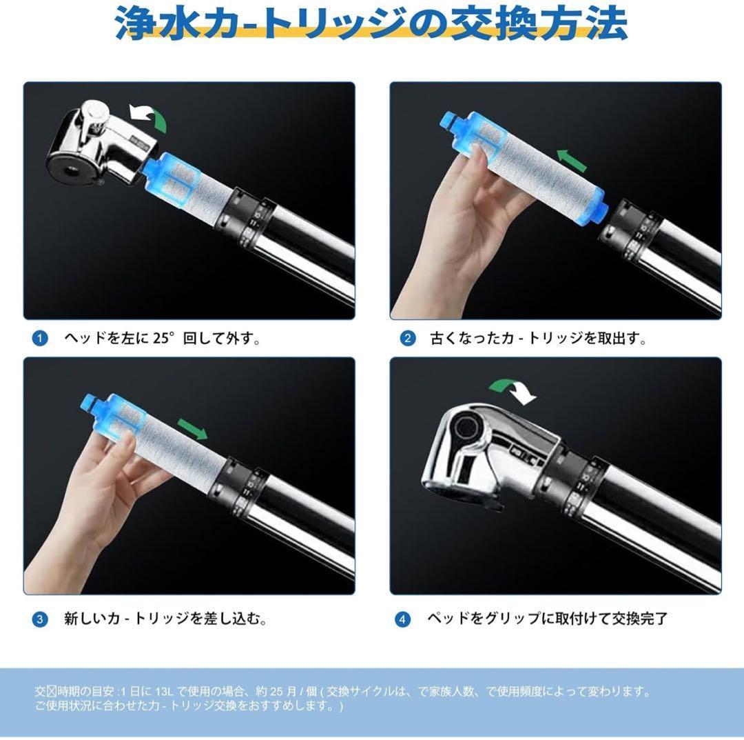【3個セット】JF-21-T 交換用浄水器カートリッジ 高塩素除去