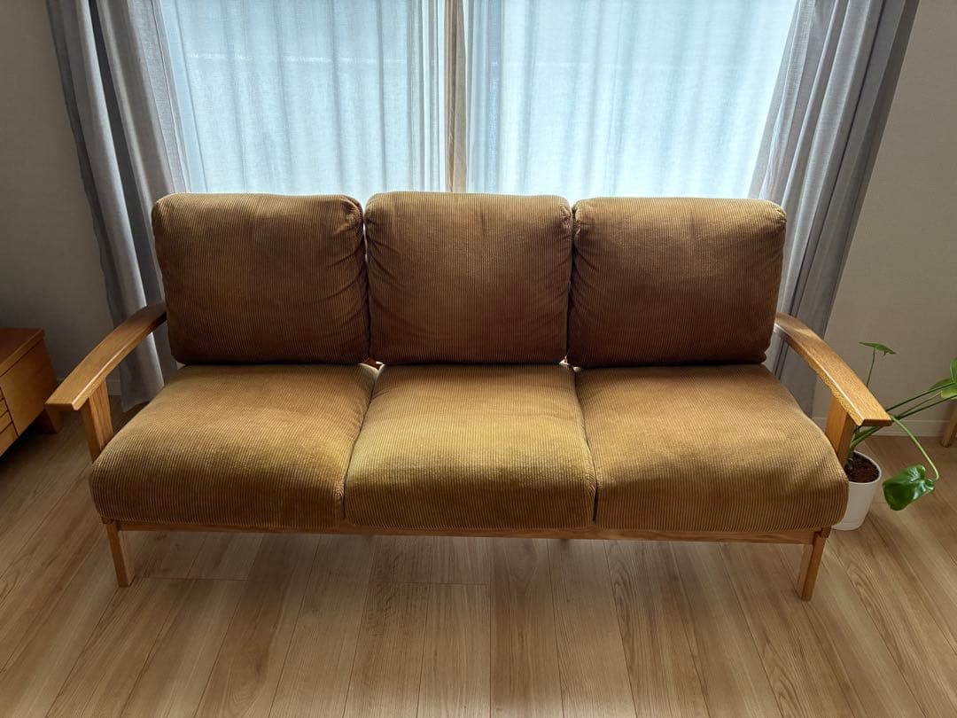【DOORS LIVING PRODUCT】定価14万円BOTHY 3Pソファ