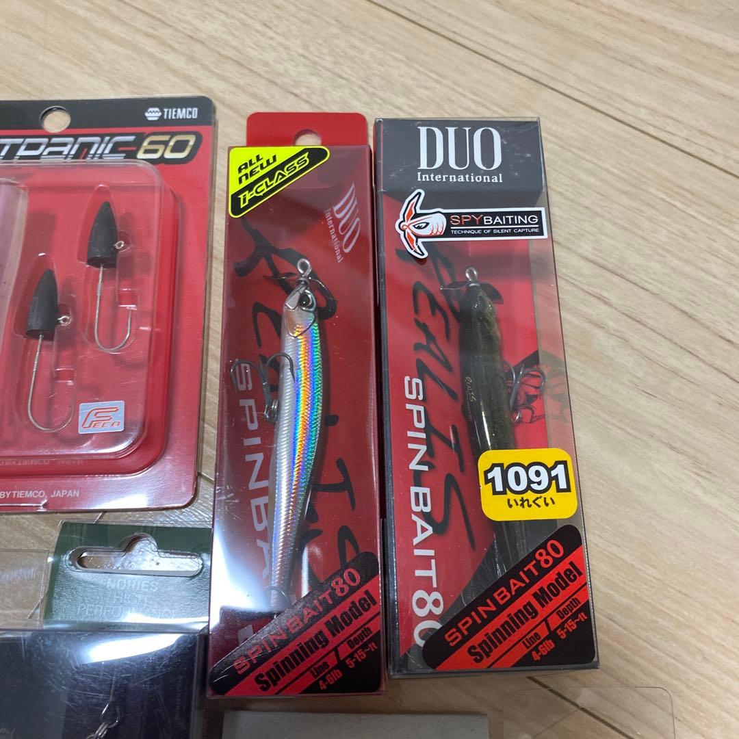 ハ*パ様 ハードルアーお得セット、マルノミフラット　スピンベイト　ポップ Xなど