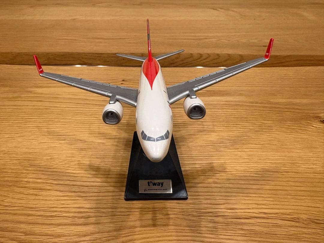 t'way 航空機モデル ホワイト・レッド
