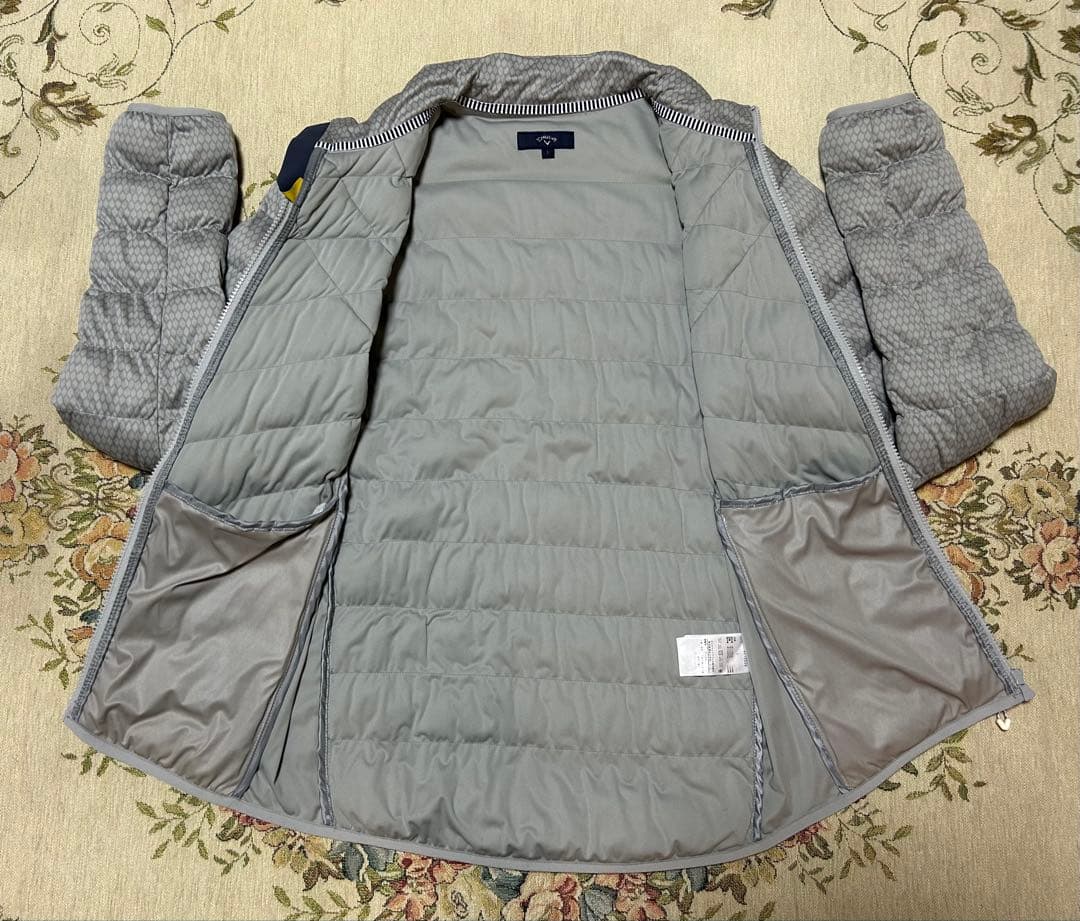 【美品】【Callaway ゴルフウェア】レディース　Ｌ　ライトグレー