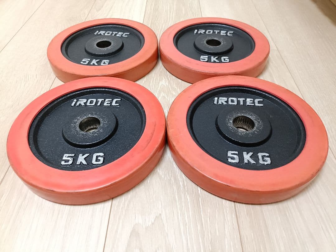1 IROTEC ダンベルセット40kg 2 腹筋ローラー 3 パワーグリップ①