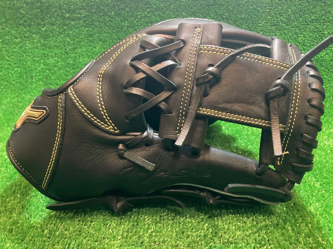 【型付済・美品】ミズノ メジャースタイル 一般軟式用 内野手用 グラブ MLB