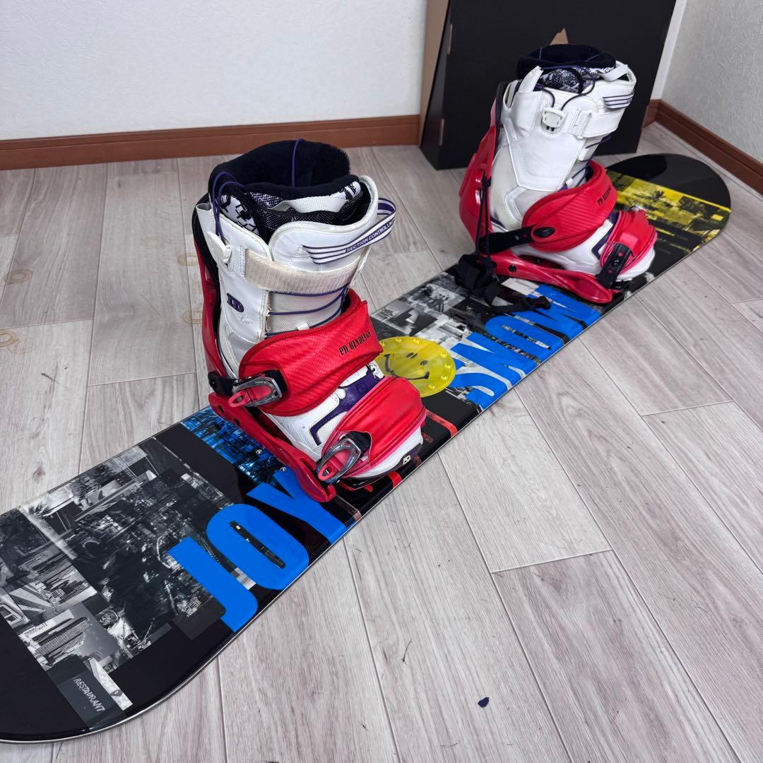スノーボード145cm４点セット ディーラックス24.5cm