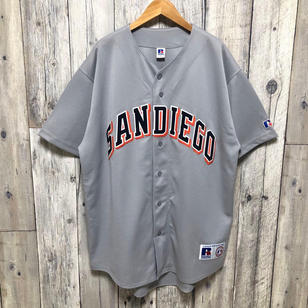 MLB サンディエゴ パドレス ユニフォーム ラッセル製 Lサイズ グレー