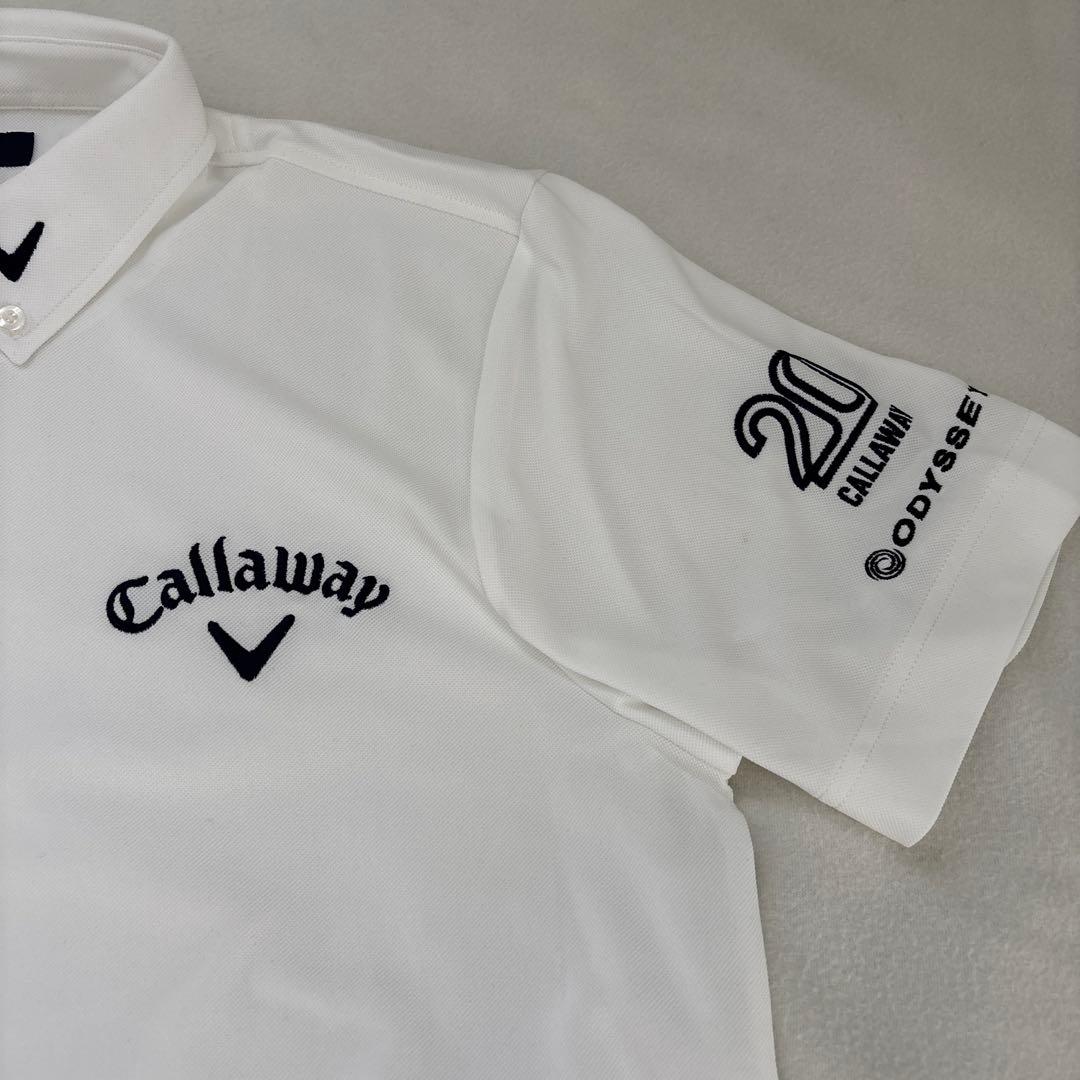 Callaway ゴルフホワイト ポロシャツ新品未使用シミ有り