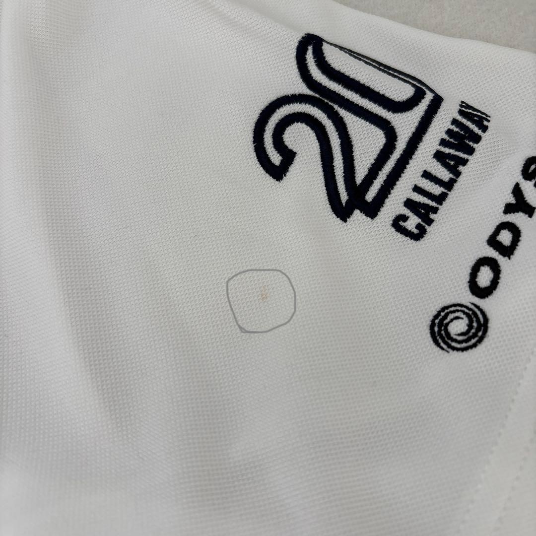 Callaway ゴルフホワイト ポロシャツ新品未使用シミ有り