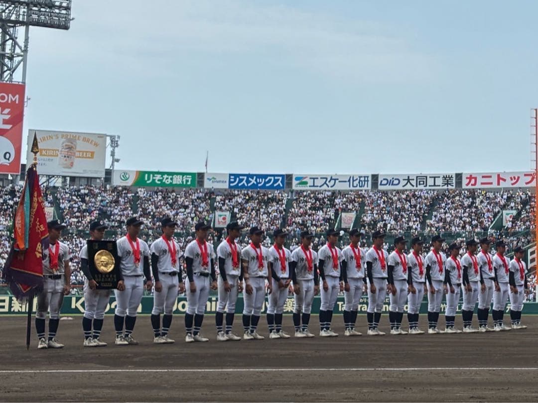 沖縄尚学高校野球部　2025年夏の甲子園　優勝　Tシャツ　Lサイズ　　非売品