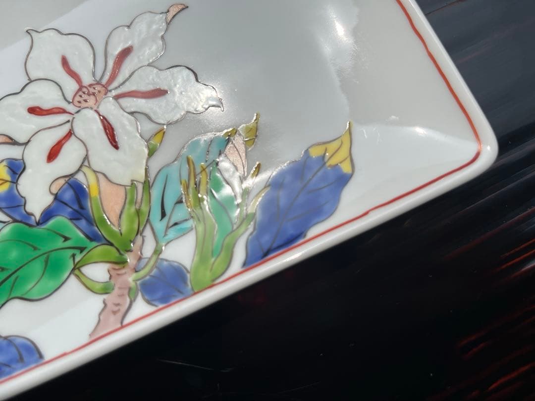 三川内焼　陶房　義窯　角小皿　２枚　角皿　小皿