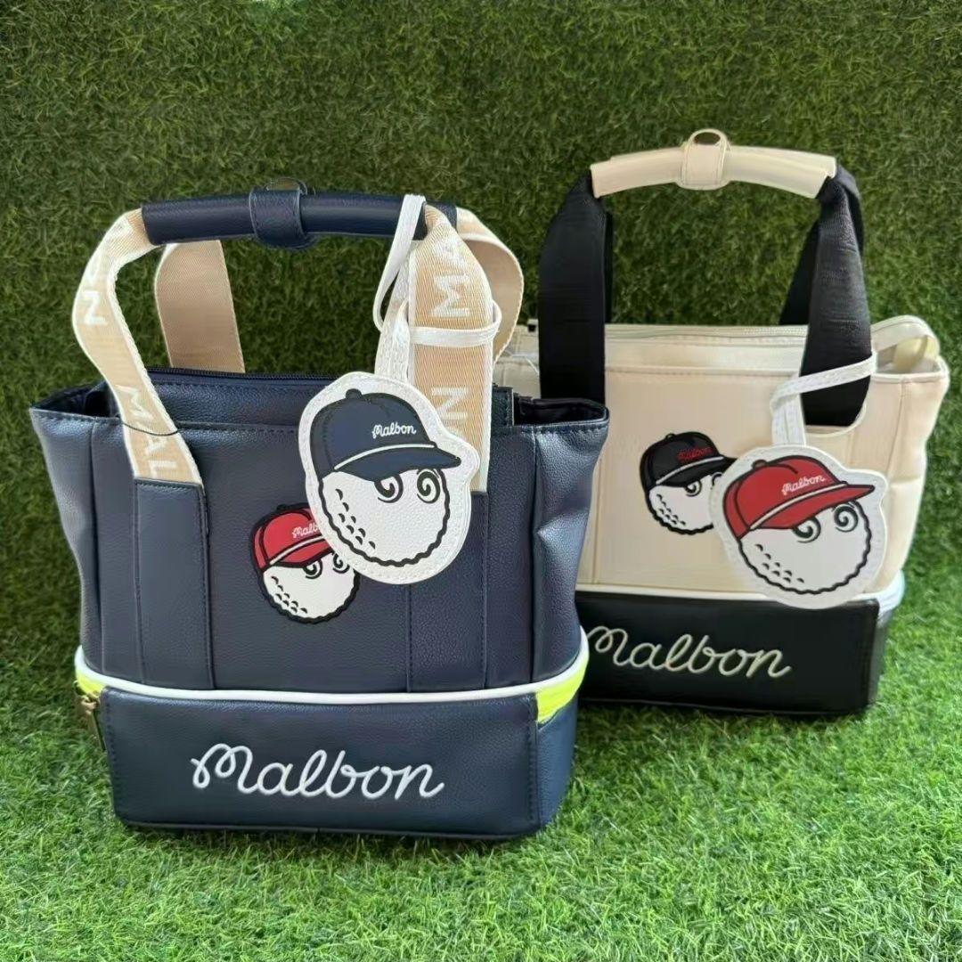 新品Malbon Golf マルボンゴルフ カートバック ハンドバッグ ホワイト