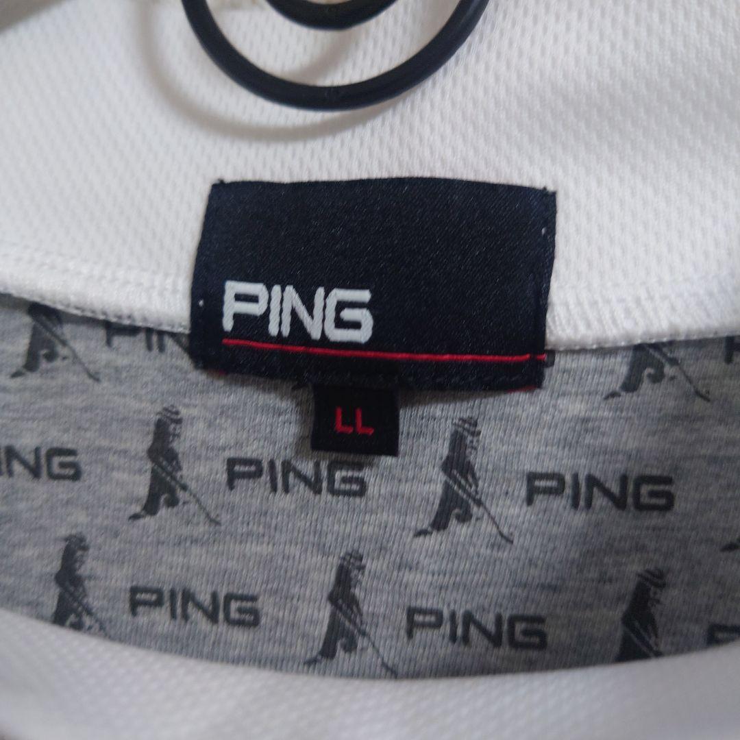 PING レディース長袖シャツ LL ホワイト