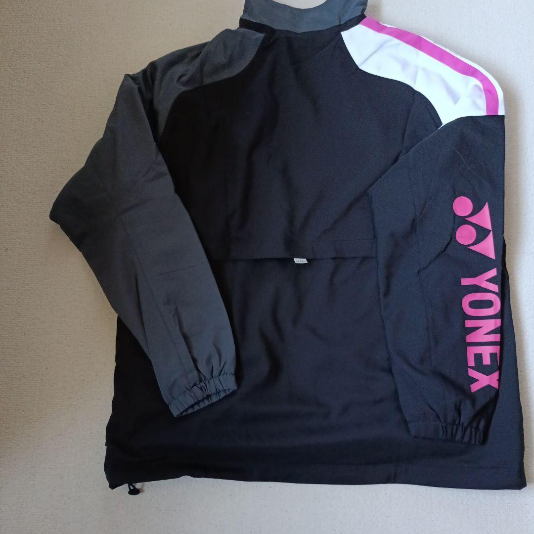 【新品】YONEX ジャケット グレー/ホワイト/ピンク