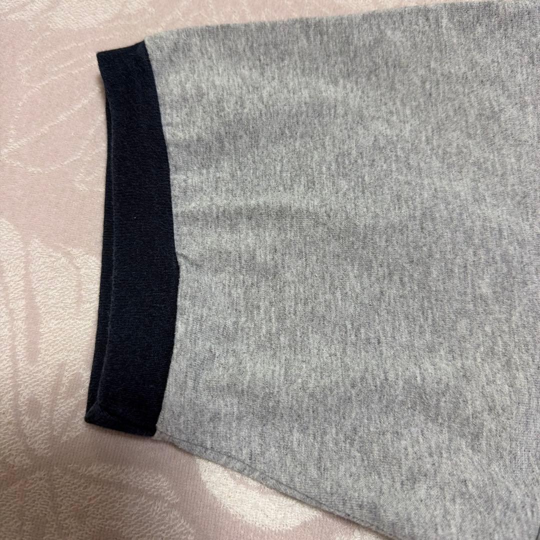 【希少/刺繍ロゴ】Suede スウェード ヴィンテージ リンガーVネックTシャツ