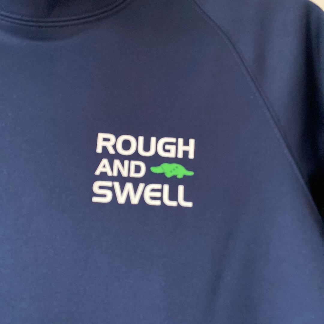 ROUGH AND SWELL ネイビー長袖シャツ