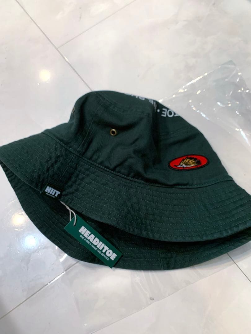 新品未使用　CLUBHAUS×HIIT クラブハウス　バケットハット　グリーンM