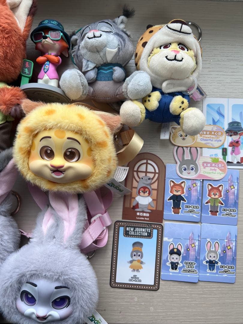 ズートピア ぬいぐるみ フィギュア セット