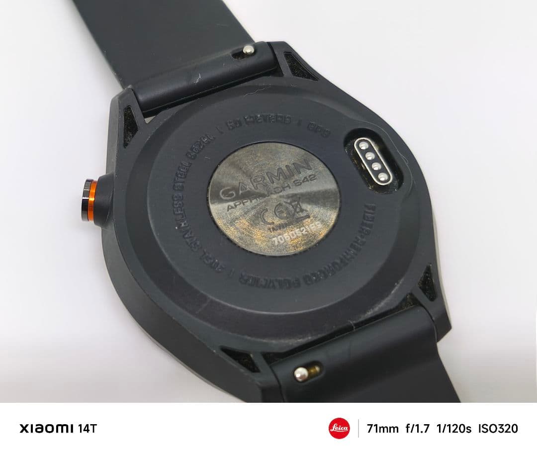 【美品】GARMIN GPSナビ ブラック Approach S42 ゴルフナビ