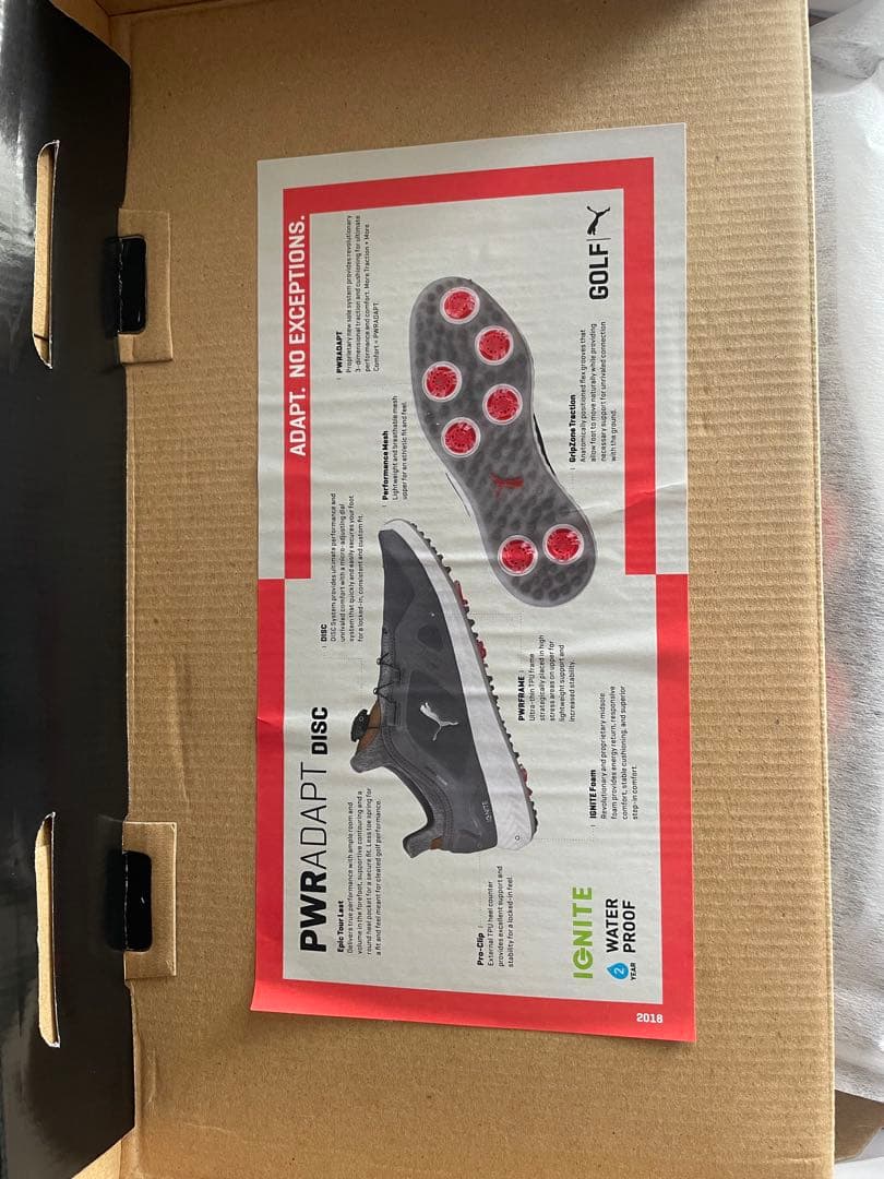 Puma PWRADAPT Disc ゴルフシューズ ブラック 27cm 新品