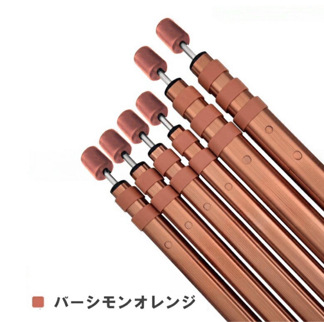 キャンプ タープポール アルミ製　スクェアタイプ